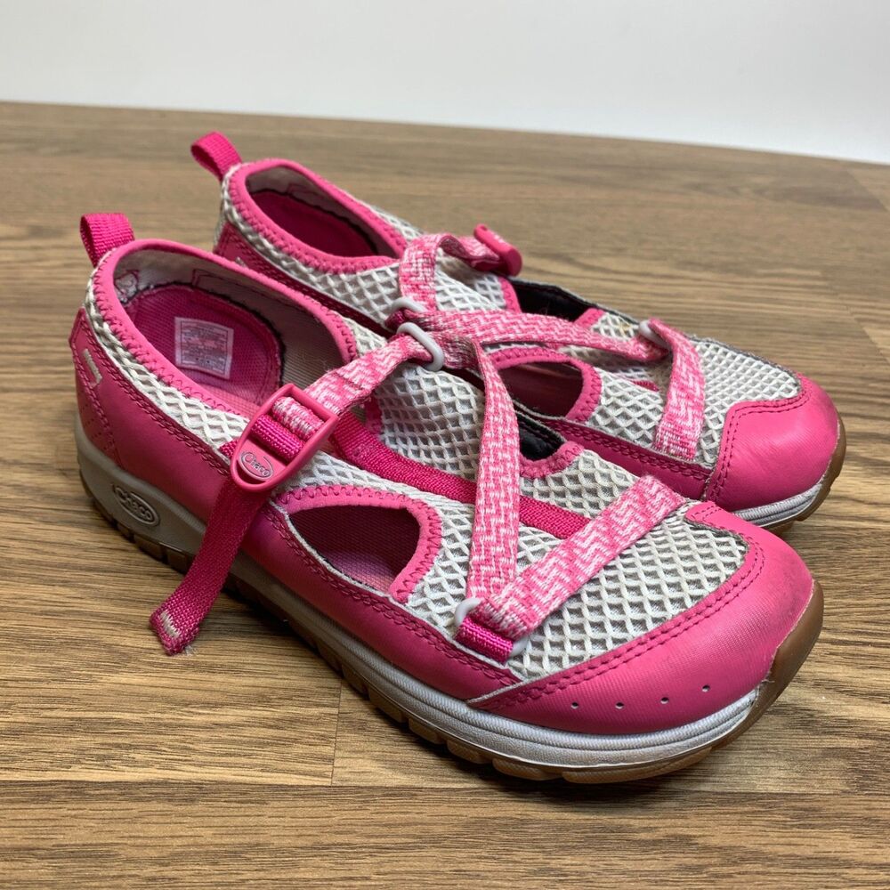 Chaco Hiking Water Shoes Girls Kids Youth Size US 4 Pink Odyssey Gore Corp